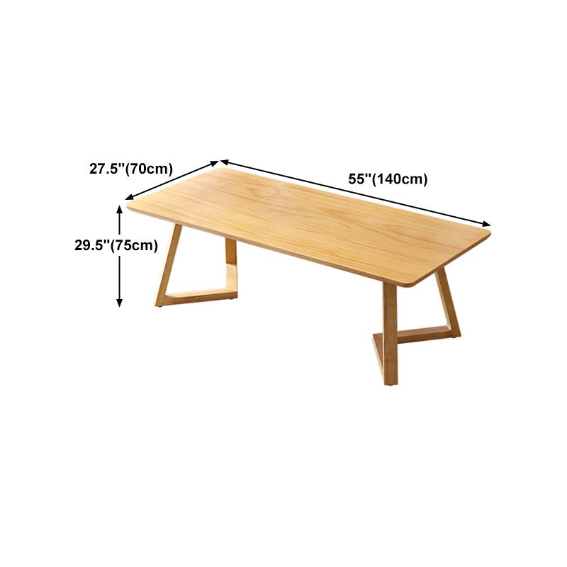 Modern Style Sled Office Desk Rectangular Solid Wood Writing Desk Clearhalo 'furn' 'furn_office_desk' 'Furniture' 'Office Desks' 'Office Furniture' 'office_desk' 1200x1200_d7ec6d1e-d575-4c17-89ab-5f8e41e8dba9