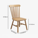 Contemporary Dining Chair Slat Back Side Chair with Wood Legs for Home Use Clearhalo ' kitchen&dining_furn' 'Dining Chairs' 'Dining Tables & Seating' 'dining_chair' 'furn' 'furn_dining_chair' 'Furniture' 'furniture_dining_chair' 'Kitchen & Dining Furniture' 'kitchen' 1200x1200_d7ecb108-2835-4a27-8da2-21298d1d99ad
