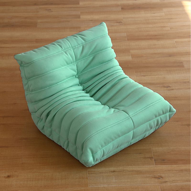 Silla de acento de color sólido sin brazo con asiento de tela para niños