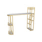 Wine Rack Modern Bistro Bar Desk Marble Sled Bar Height Indoor Cocktail Table Clearhalo 'Bar Furniture' 'Bar Tables' 'bar_tables' 'furn' 'furn_bar_tables' 'Furniture' 'furniture_bar_tables' 'Kitchen & Dining Furniture' 'kitchen&dining_furn' 'kitchen' 1200x1200_d7ee9456-be50-4669-ae53-0b893fa7c82f