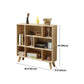 Natural Colour Wooden Standard Bookcase Contemporary Closed Back Bookshelf Clearhalo 'Bookcases' 'furn' 'furn_bookcases' 'Furniture' 'Office Furniture' 1200x1200_d7eef37d-5584-4baf-9ace-d74b7144545e