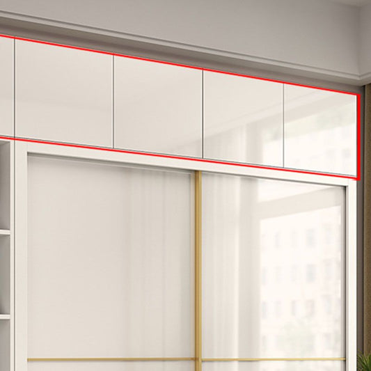 Armadietto in legno fabbricato con mobile in magazzino bianco lucido contemporaneo per la casa