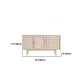 White Pine Solid Wood Sideboard Modern Credenza with Drawers and Storage