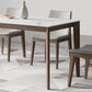 Nordic 1/2/5/7 Pieces Dining Set Sintered Stone Dining Table with Wooden Chairs Clearhalo 'Dining Room Sets' 'Dining Tables & Seating' 'dining_room_set' 'furn' 'furn_dining_room_set' 'Furniture' 'furniture_dining_room_set' 'Kitchen & Dining Furniture' 1200x1200_d7f3a55d-e30d-44d0-a807-757652f48460