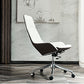 Faux Leather Office Chair Contemporary Nylon Desk Chair in White Clearhalo 'furn' 'furn_office_chair' 'Furniture' 'Office Chairs' 'Office Furniture' 'office_chair' 1200x1200_d7f88fd2-e0b4-45bc-8f08-60e17a5a6873