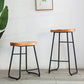 Modern Footrest Solid Wood Bar Stool Dessert Shop Backless Stool Clearhalo 'Bar Furniture' 'Bar Stools' 'bar_stools' 'furn' 'furn_bar_stools' 'Furniture' 'Kitchen & Dining Furniture' 1200x1200_d7fbb15e-a2c2-4a6c-8618-f5404668836a