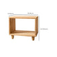 Estantería trasera abierta de estilo moderno, estantería de madera maciza para oficina