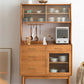 Sideboard in legno massiccio contemporaneo Tabella 4-Drawer Sideboard con porte scorrevoli