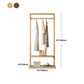 Contemporary Style Coat Hanger Pure Color Solid Wood Coat Rack for Living Room