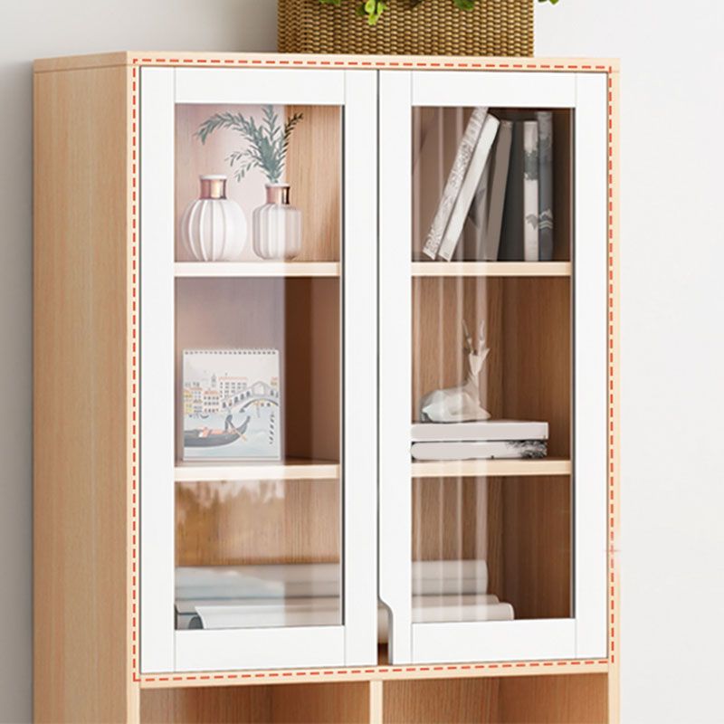 Closed Wooden Bookcase Modern Home Living Room Bedroom Standard Bookshelf Clearhalo 'Bookcases' 'furn' 'furn_bookcases' 'Furniture' 'Office Furniture' 1200x1200_d801e471-c810-4450-bf47-ef23a95aa4c9