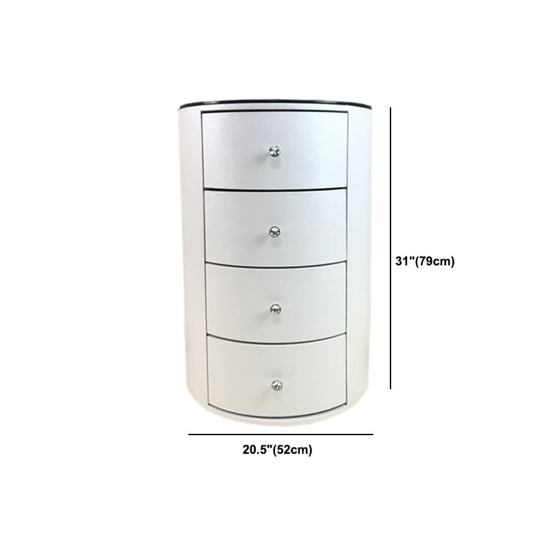 Night-tands de lit en bois faux en bois moderne avec 2 tiroirs