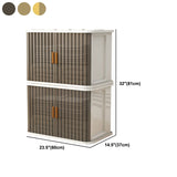 Hedendaagse niet-hangende Armoire Plastic Garderobe Closet met deur