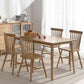 Simple Brown Standard Dining Table Solid Wood Rectangle Dining Table with 4 Legs Base Clearhalo ' dining_table' 'Dining Tables & Seating' 'Dining Tables' 'furn' 'furn_dining_table' 'Furniture' 'furniture_dining_table' 'Kitchen & Dining Furniture' 'kitchen&dining_furn' 'kitchen' 'kitchen_dining_table' 1200x1200_d805c31f-2d19-4d41-8b24-33119361db36