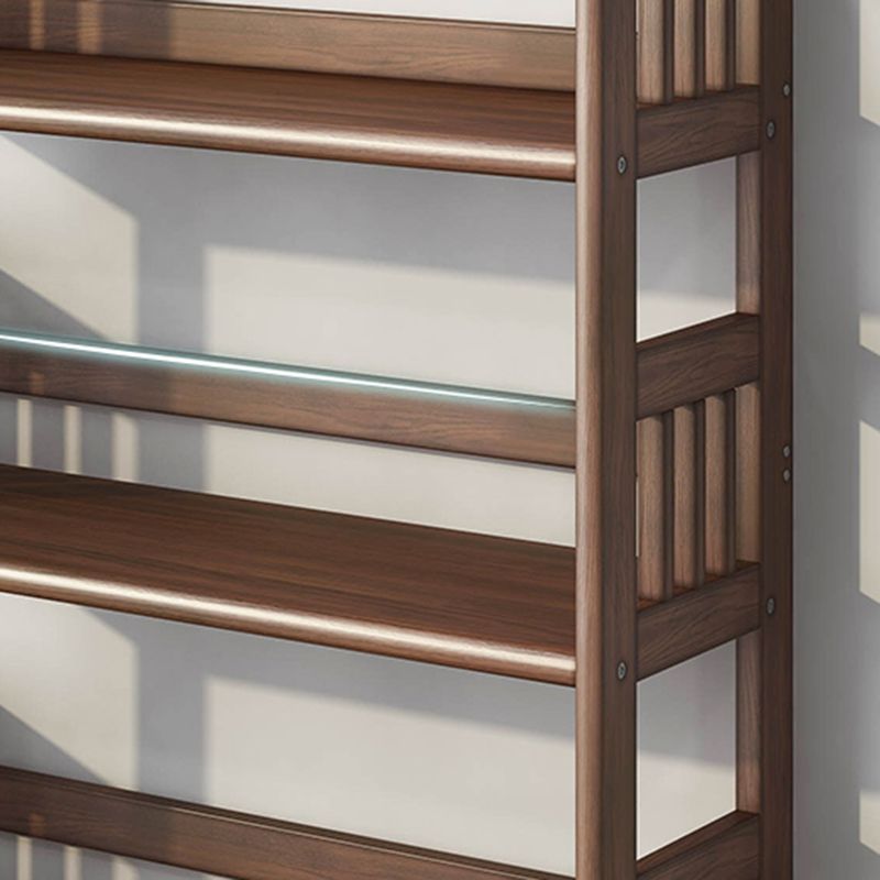 Contemporary Wooden Bookcase Open Back Bookcase for Home Office Clearhalo 'Bookcases' 'furn' 'furn_bookcases' 'Furniture' 'furniture_bookcases' 'kitchen' 'kitchen_bookcases' 'Living Room Furniture' 'Office Furniture' 1200x1200_d8076d23-4385-4e85-a069-447eb7bf290e