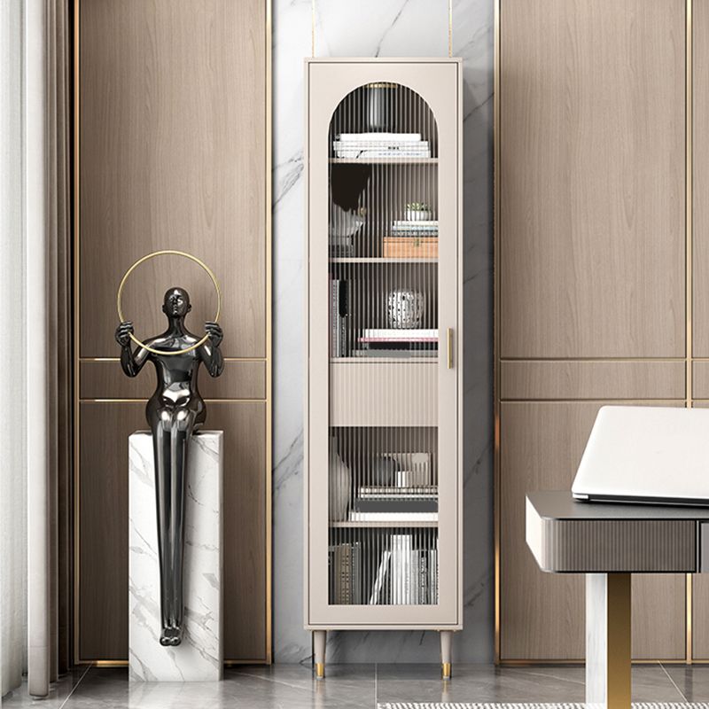 Glam metal boekenkast standaard gesloten back -boekenplank voor thuiskantoor