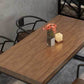 Mesa de comedor de madera rectangular de 1/5/7 piezas de piezas para bar