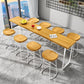 Modern 1/5/9 Pieces Bar Table Set Rectangle Pine Wood Counter Table for Balcony