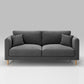 Scandinavian Loose Back Sofa 3-Seat Slipcovered Linen Square Arm Sofa Clearhalo 'furn' 'furn_sofas' 'Furniture' 'furniture_sofas' 'kitchen' 'kitchen_sofas' 'Living Room Furniture' 'Sofa' 'sofas' 1200x1200_d8155050-a8d5-487b-8c43-04a2049d68e6