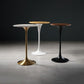 Contemporary Round Pedestal Bar Dining Table with Metal Base Clearhalo 'Bar Furniture' 'Bar Tables' 'bar_tables' 'furn' 'furn_bar_tables' 'Furniture' 'Kitchen & Dining Furniture' 1200x1200_d8159c96-d13f-4ba2-9fc9-8c092849a5bb