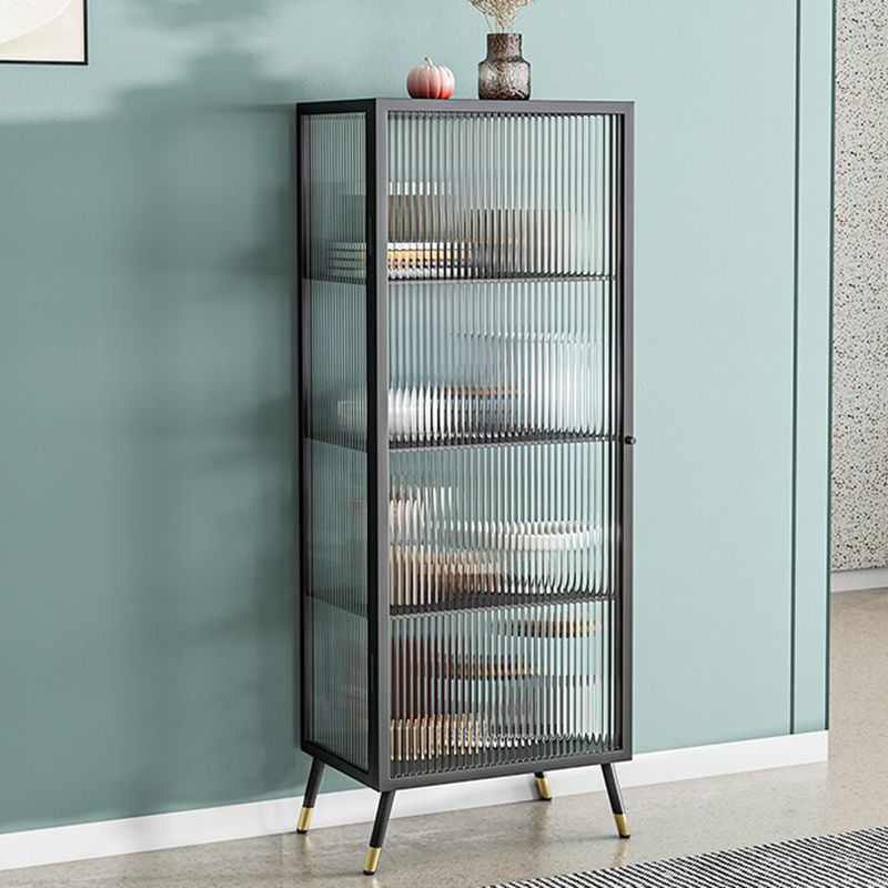 Industrial Rectangle Cabinet Glass Water Resistant Storage Cabinet Clearhalo 'Cabinets & Chests' 'cabinets_chests' 'furn' 'furn_cabinets_chests' 'Furniture' 'Living Room Furniture' 1200x1200_d819f096-63b3-48d7-86c1-14fd832a7a65