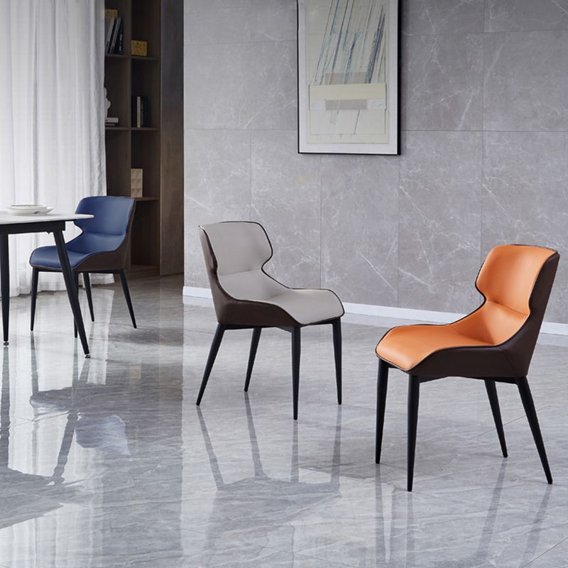 Industrial Style Metal Chair Dining Room Wingback Arm Chairs (Set of 2) Clearhalo ' kitchen&dining_furn' 'Dining Chairs' 'Dining Tables & Seating' 'dining_chair' 'furn' 'furn_dining_chair' 'Furniture' 'furniture_dining_chair' 'Kitchen & Dining Furniture' 'kitchen' 1200x1200_d81b8dc2-fb32-4f19-a0d5-dc4611b067ed