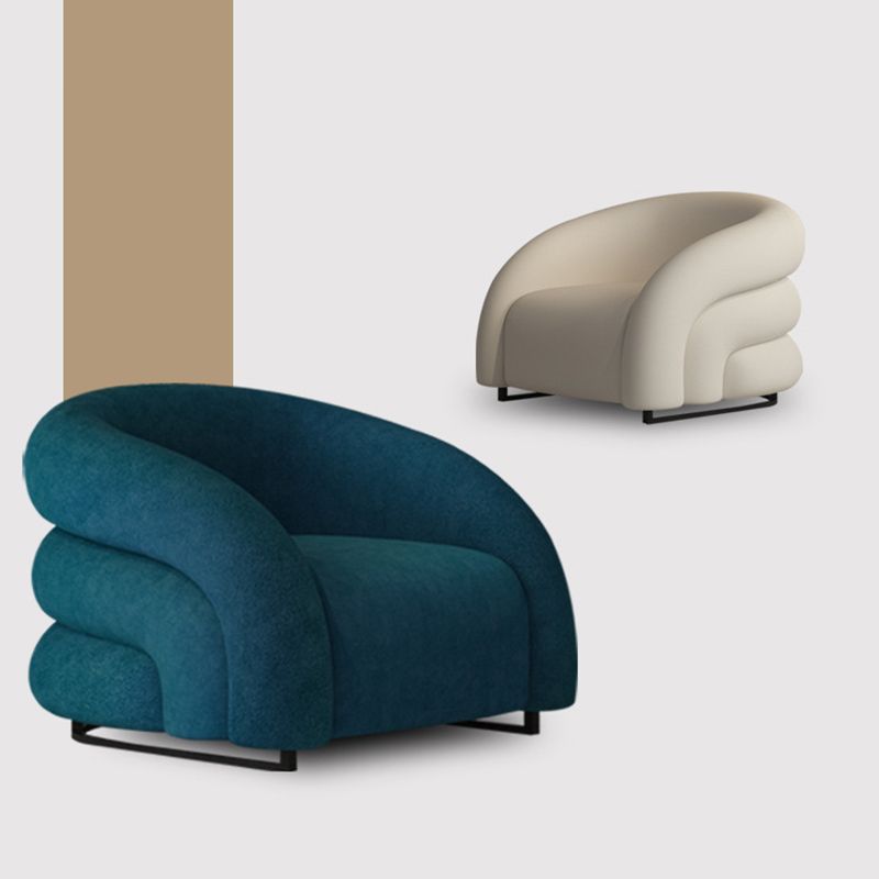 34.65" Wide Contemporary Style Single Sofa Chair Microfiber Arm Chair Clearhalo 'Accent Chairs' 'accent_chairs' 'Chairs & Seating' 'furn' 'furn_accent_chairs' 'Furniture' 'Living Room Furniture' 1200x1200_d81d7556-aae3-462f-a59e-5b0771811149