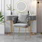 Glam Style Upholstered Barrel Back Chairs Linen Fabric Dining Chairs for Home Use Clearhalo ' kitchen&dining_furn' 'Dining Chairs' 'Dining Tables & Seating' 'dining_chair' 'furn' 'furn_dining_chair' 'Furniture' 'furniture_dining_chair' 'Kitchen & Dining Furniture' 'kitchen' 1200x1200_d81df5b5-172c-48c9-9713-f7cfee7977f1