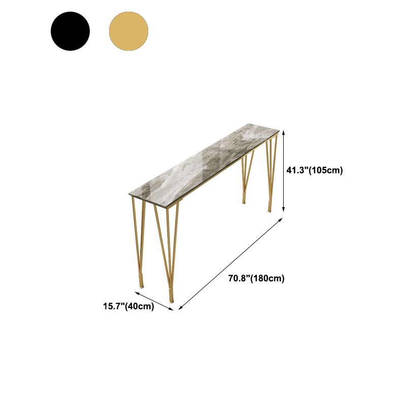 Sintered Stone Bar Table Rectangle Dining Table for Kitchen Living Room Clearhalo 'Bar Furniture' 'Bar Tables' 'bar_tables' 'furn' 'furn_bar_tables' 'Furniture' 'Kitchen & Dining Furniture' 1200x1200_d81e332b-6c15-456d-b907-b48fb0feac12
