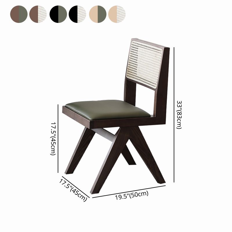 Traditional Style Dining Chairs Kitchen Armless Side Chair with Wooden Legs Clearhalo ' kitchen&dining_furn' 'Dining Chairs' 'Dining Tables & Seating' 'dining_chair' 'furn' 'furn_dining_chair' 'Furniture' 'furniture_dining_chair' 'Kitchen & Dining Furniture' 'kitchen' 1200x1200_d81f6dd0-5757-427d-ad38-a4541f4c04ba