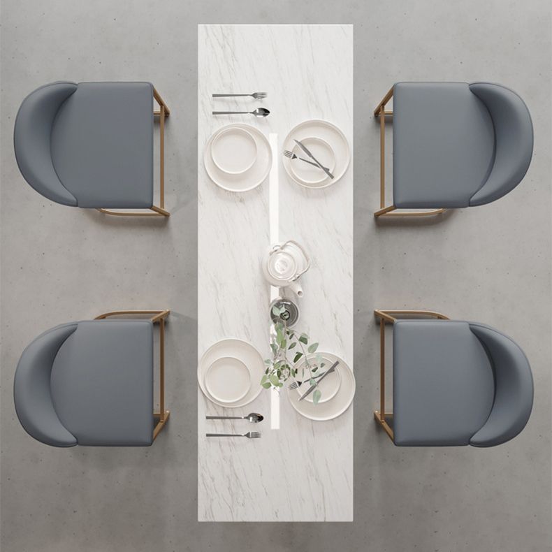 Glam Style Bar Table Set 1/2/5 Pieces Rectangle Bar Table with High Stools for Kitchen Clearhalo 'Bar Furniture' 'furn' 'furn_home_bar_bar_sets' 'Furniture' 'Home Bars & Bar Sets' 'home_bar_bar_sets' 'Kitchen & Dining Furniture' 1200x1200_d81f9958-3c99-47d4-8119-9206e0f947ab