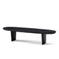 North European Oval Coffee Table Wood Cocktail Table in Black Clearhalo 'Coffee & Accent Tables' 'Coffee Tables' 'coffee_tables' 'furn' 'furn_coffee_tables' 'Furniture' 'Living Room Furniture' 1200x1200_d820052e-8eba-4040-a135-bb2a876da928