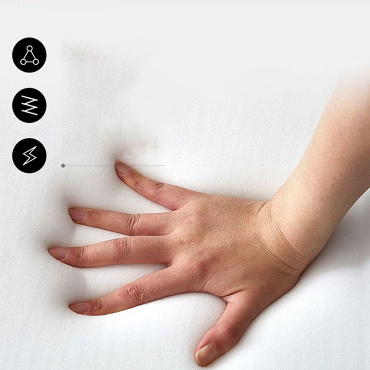 Moderne Standard -Quadratarm -Faux -Lederfleckenfest -Sofa Couch