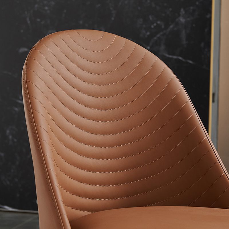 Contemporary PU Leather Dining Room Chairs Metal Dining Chairs for Home Use Clearhalo 'Dining Chairs' 'Dining Tables & Seating' 'dining_chair' 'furn' 'furn_dining_chair' 'Furniture' 'furniture_dining_chair' 'Kitchen & Dining Furniture' 1200x1200_d8218692-d202-4ec7-9d6f-1e6a3c55d1f1