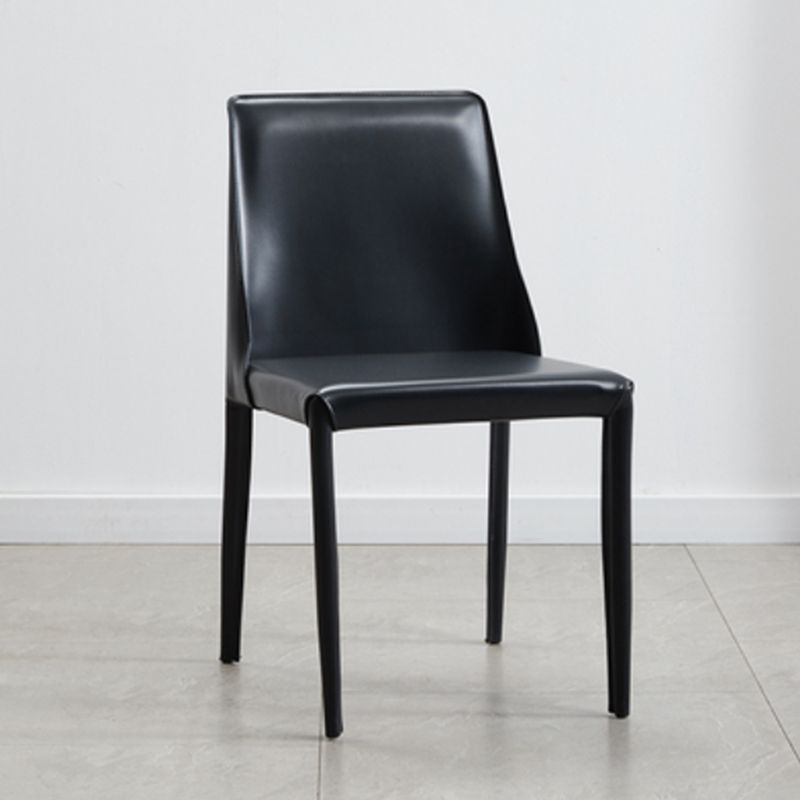 Contemporary Dining Room Chair Faux Leather Dining Chair for Home Clearhalo 'Dining Chairs' 'Dining Tables & Seating' 'dining_chair' 'furn' 'furn_dining_chair' 'Furniture' 'Kitchen & Dining Furniture' 1200x1200_d8220f03-e295-40b2-bf1a-1dcded362b56