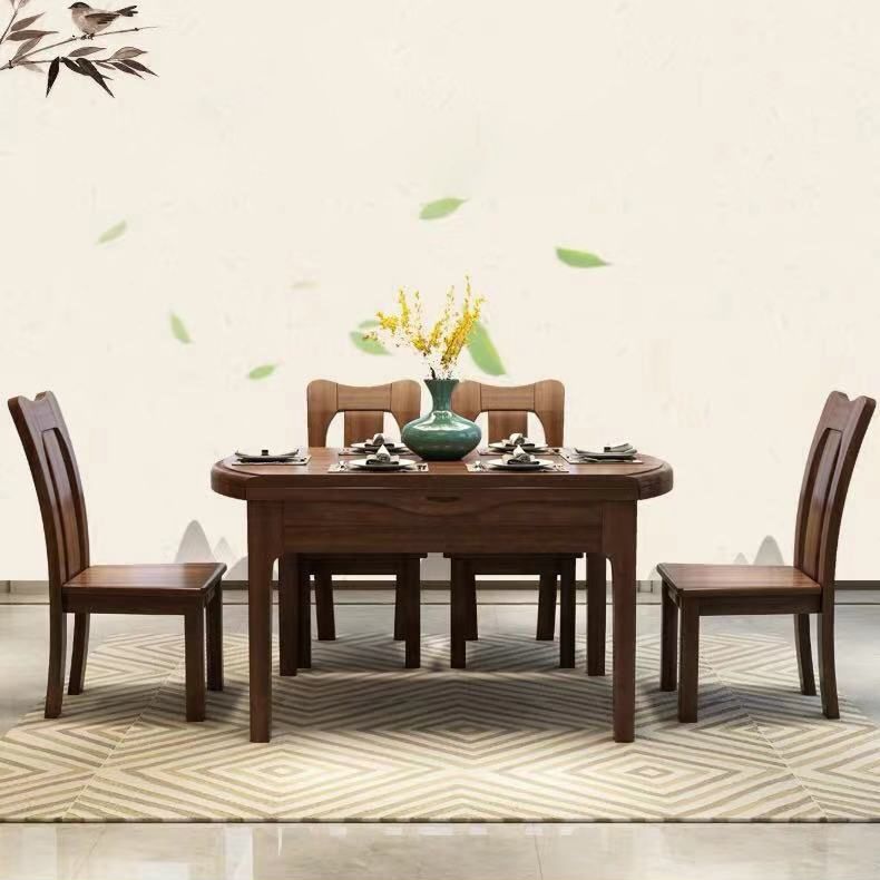 Traditional Round Table Set 1/2/5/7 Pieces Dining Set for Home Clearhalo 'Dining Room Sets' 'Dining Tables & Seating' 'dining_room_set' 'furn' 'furn_dining_room_set' 'Furniture' 'Kitchen & Dining Furniture' 1200x1200_d8223b07-5318-4576-a35c-d1775a28cd52