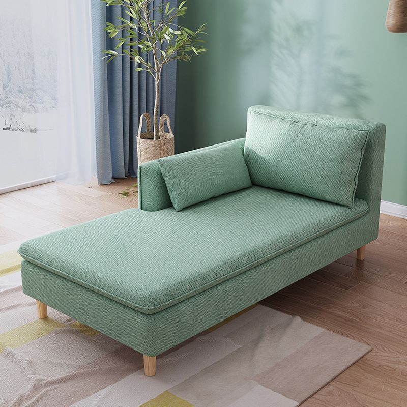 Modern Fabric Chaise Solid Wood Chaise Lounge Couch with One Armed Clearhalo 'Chairs & Seating' 'Chaise Lounge' 'chaise_lounge' 'furn' 'furn_chaise_lounge' 'Furniture' 'Living Room Furniture' 1200x1200_d8234bba-6e53-4771-9e9f-02f4775a1574