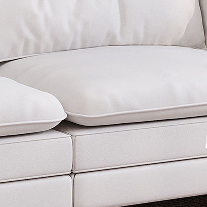 36 "H Contemporáneo de sofá de cuero de cuero Sectional