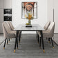 Simplicity Style 4 Legs Dining Site Table Stone Dining Room Furniture for Home Use Clearhalo ' dining_table' 'Dining Tables & Seating' 'Dining Tables' 'furn' 'furn_dining_table' 'Furniture' 'furniture_dining_table' 'Kitchen & Dining Furniture' 'kitchen&dining_furn' 'kitchen' 'kitchen_dining_table' 1200x1200_d825f85c-d3bc-4249-9367-cb51d2e68930