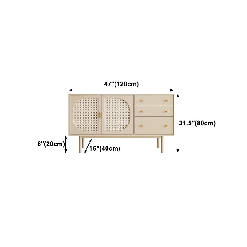 Server moderno del server di archiviazione rettangolare con cassetti e porte