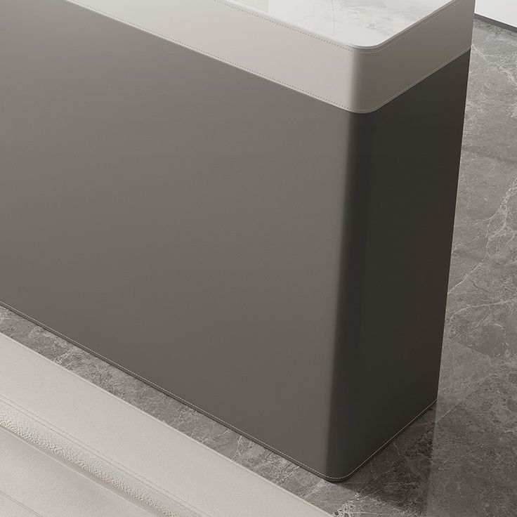 Modern Style Bistro Bar Table Rectangle Stone Top Bar Table for Living Room Clearhalo 'Bar Furniture' 'Bar Tables' 'bar_tables' 'furn' 'furn_bar_tables' 'Furniture' 'Kitchen & Dining Furniture' 1200x1200_d82f05b0-ee40-4e66-803c-5c5ebb6ff9bb