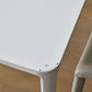 Ensemble de Table à manger moderne en pierre frittée, blanc, 1/2/5/7 pièces, pour usage domestique