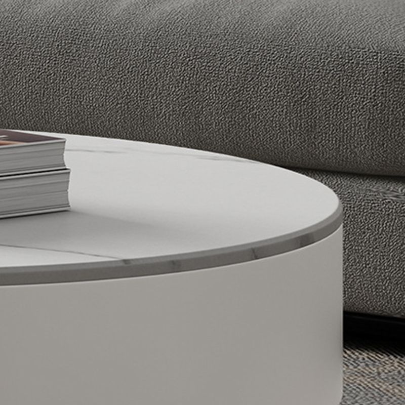 Modern Style Round Black and White Rock Slab Top Coffee Table Clearhalo 'Coffee & Accent Tables' 'Coffee Tables' 'coffee_tables' 'Furniture' 'furniture_coffee_tables' 'Living Room Furniture' 1200x1200_d83033eb-8ffe-418b-a7be-29f03c787622