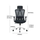 Modern Desk Chair High Back Ergonomic Office Chair Mesh Desk Chair