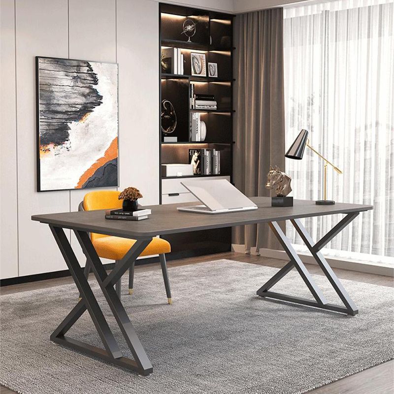 Bureau d'écriture contemporain Bureau de bureau en étain en marbre pour la maison