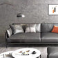 Gray Leather Sofa with Four Legs Contemporary Living Room Seating Clearhalo 'furn' 'furn_sofas' 'Furniture' 'Living Room Furniture' 'Sofa' 'sofas' 1200x1200_d83646d2-aa7d-4cad-a1b2-aa9c9adf6223