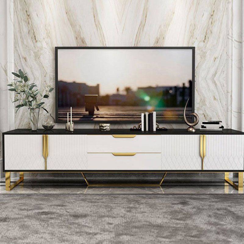 Wooden Media Console Contemporary TV Stand Console for Living Room Clearhalo 'furn' 'furn_tv_stands_entertainment_centers' 'Furniture' 'Living Room Furniture' 'TV Stands & Entertainment Centers' 'TV Stands & Media Storage Furniture' 'tv_stands_entertainment_centers' 1200x1200_d8370232-e5d6-41fd-acdd-caf01f3e47be