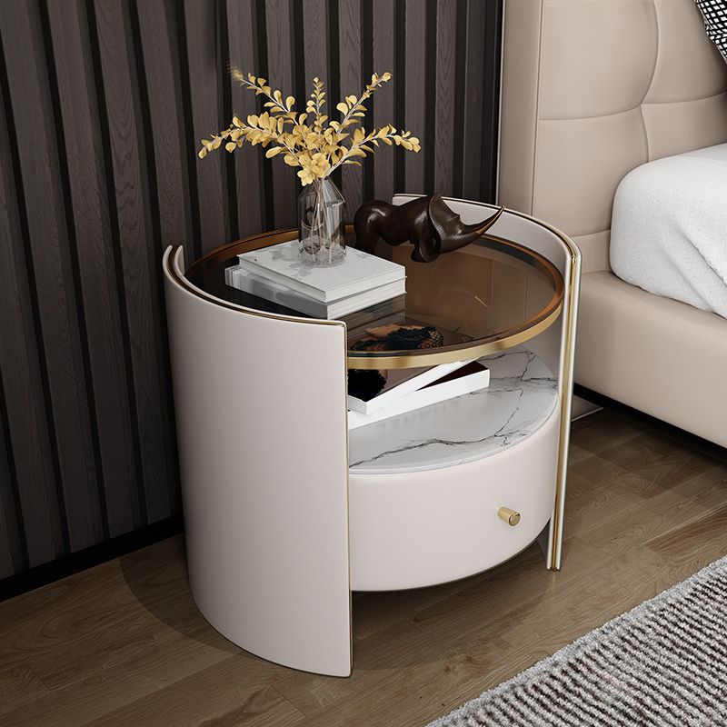 20" Tall 1 - Drawer Nightstand with Shelf Bedside Cabinet With Legs Clearhalo 'Bedroom Furniture' 'furn' 'furn_night_stand' 'Furniture' 'night_stand' 'Nightstands' 1200x1200_d83786a4-2af7-4833-a59e-c7cd9c1ffc6d