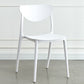 Contemporary Kitchen Dining Chair Plastic Open Back Side Chair