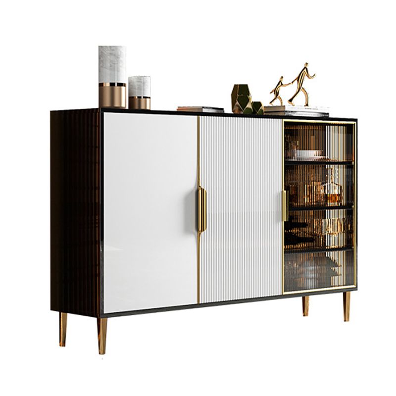 Contemporary Stone Sideboard Dining Room Adjustable Shelves Sideboard Clearhalo 'buffet_sideboard' 'Buffets & Sideboards' 'furn' 'furn_buffet_sideboard' 'Furniture' 'furniture_buffet_sideboard' 'Kitchen & Dining Furniture' 1200x1200_d83a4051-16db-42ab-bff4-597984428bbf