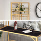 Glam opklapbare bartafelset 1/2-delige bartafel en barkrukken met metalen frame